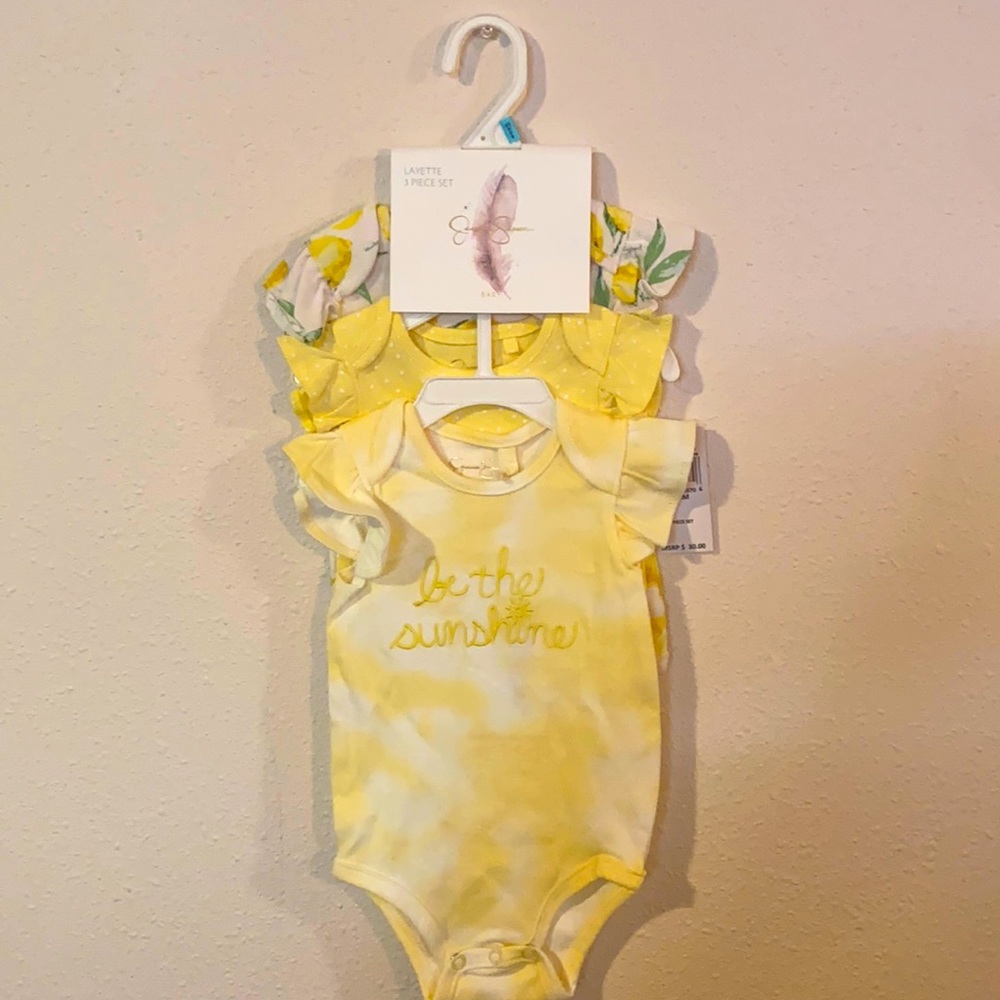Set of 3 Jessica Simpson onesies
